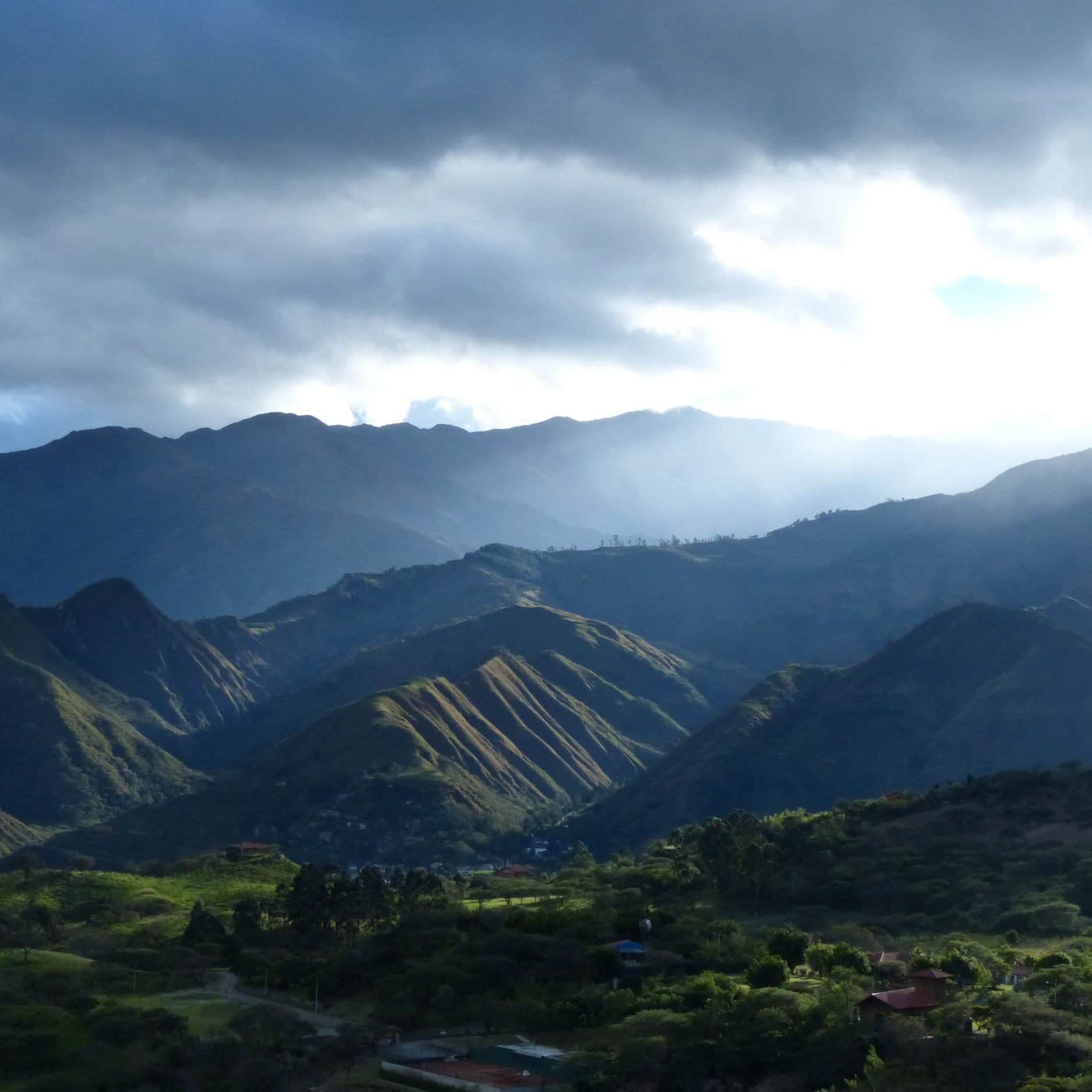 Andes mountains landscape